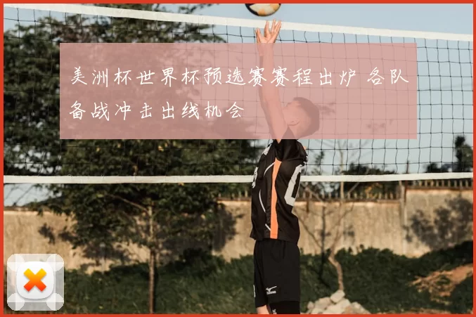 美洲杯世界杯预选赛赛程出炉 各队备战冲击出线机会